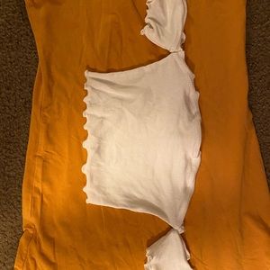 Off the Shoulder Crop Top